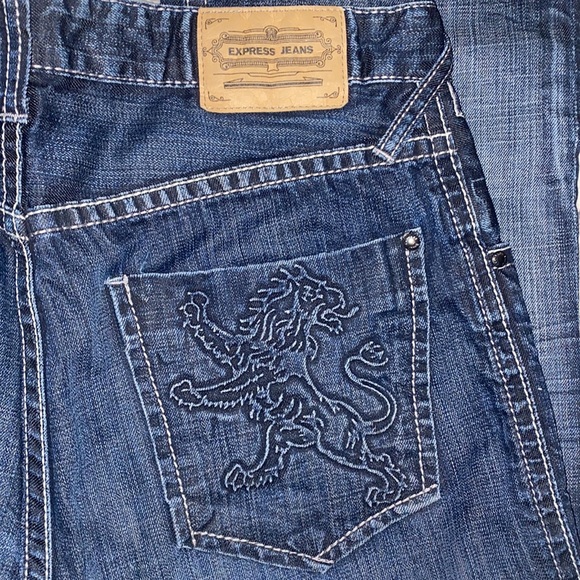 Like new Mens jeans by express size W34 L32 - Picture 12 of 16
